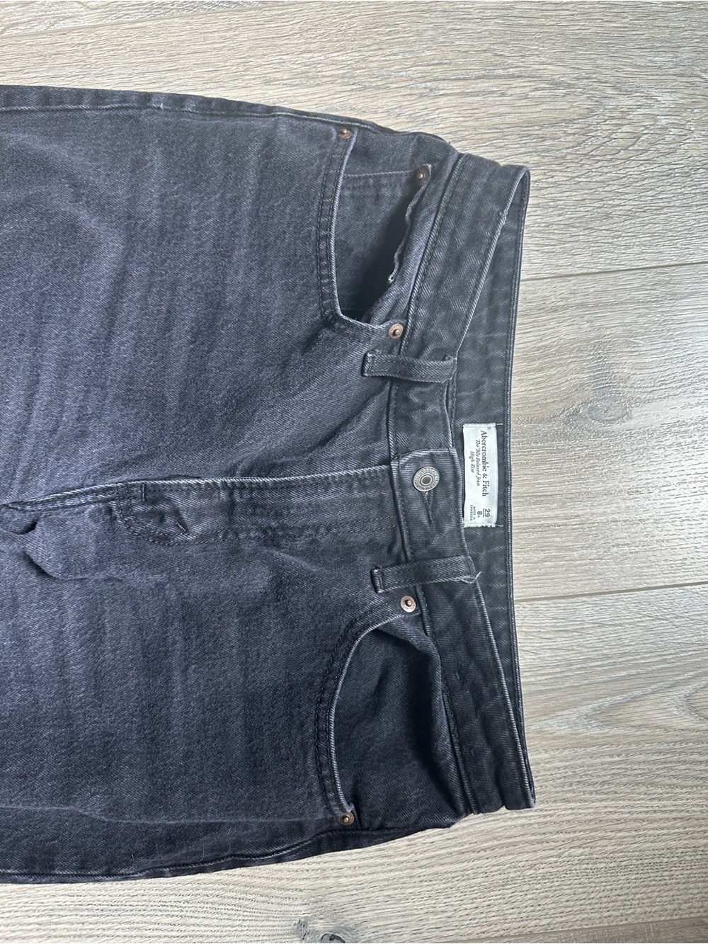 Abercrombie Curve Love Jeans in Black wash | size 29